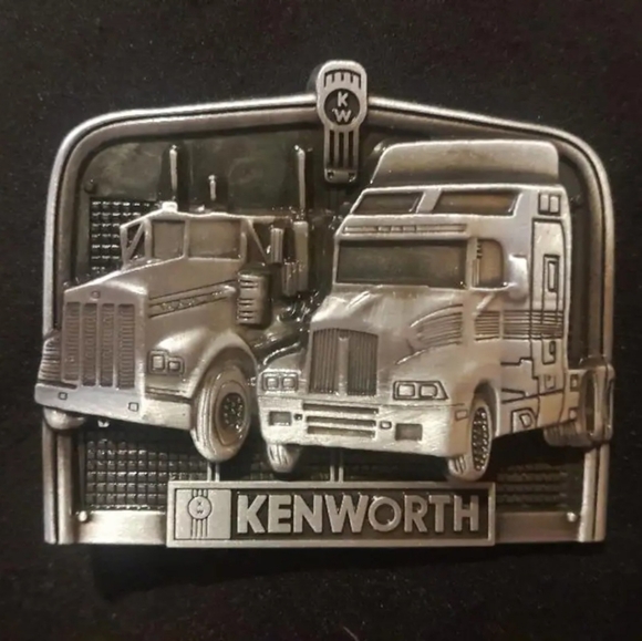 Silvrr Kenworth Trucker trucking truck driver belt buckle - Picture 2 of 4